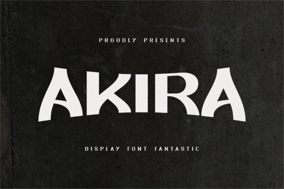 Akira Monoletter: A Display Font That Just Fits