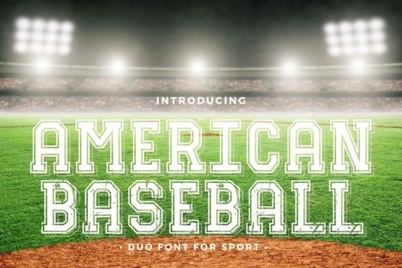 American Baseball: A Display Font for Bold Editorial Identity