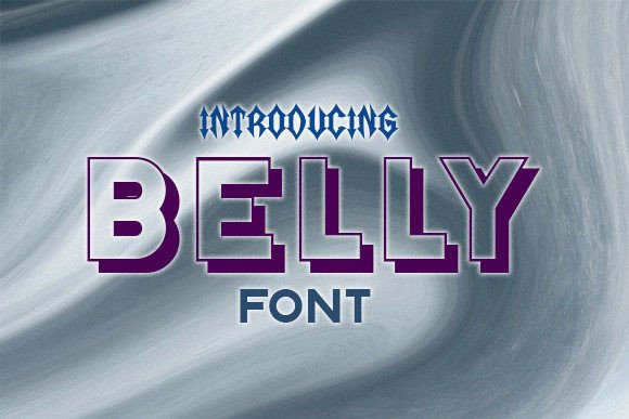 Belly: A Bold, Warm Display Font That Earns Its Space