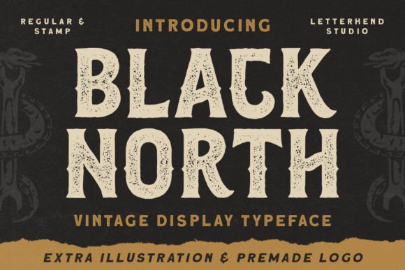 Black North: A Vintage Display Font for Scroll-Stopping Campaigns