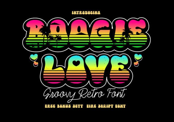 Boogie Love: A Display Font That Sets Editorial Tone