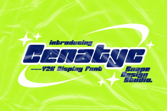Cenatyc: A Futuristic Display Font That Elevates Digital Branding
