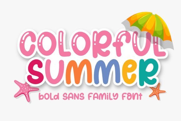 Colorful Summer: A Display Font That Feels Like Sunlight on Paper