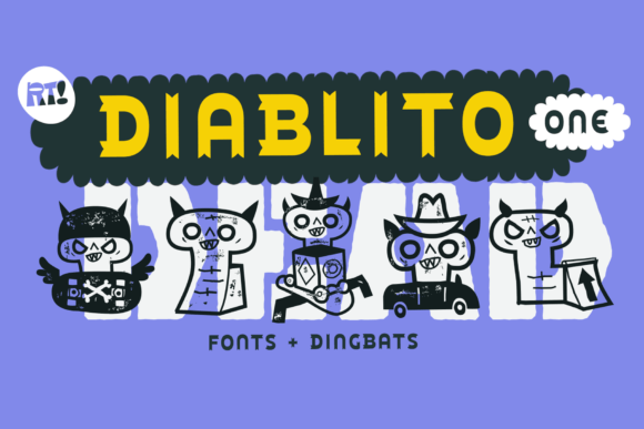 Diablito One: A Playful Display Font for Handmade Brands