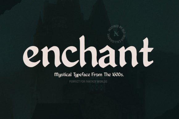 Enchant: A Celtic-Inspired Display Typeface for Editorial Design