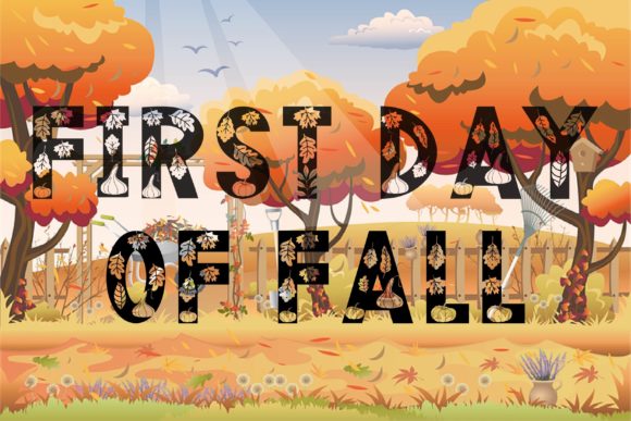 First Day of Fall: A Thoughtful Display Font for Editorial Design