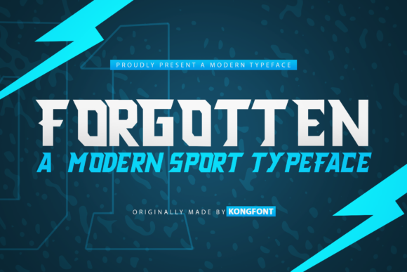 Forgotten Font: A Modern Display Typeface for Small Business Branding