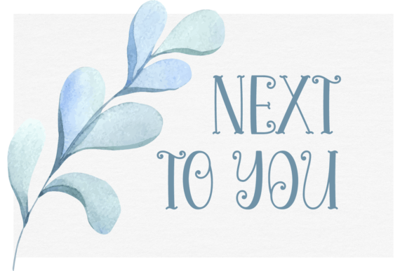Next to You: A Display Font That Feels Like a Gentle Nod