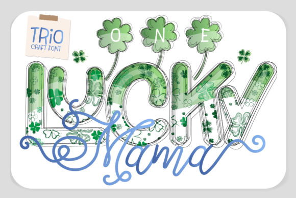 One Lucky Mama: A Versatile Display Font for Editorial Design