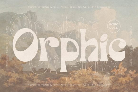 Orphic: A Bold Display Font for Digital Brand Identity