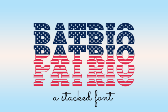 Patrio: A Bold, Patriotic Display Font for Branding That Stands Out