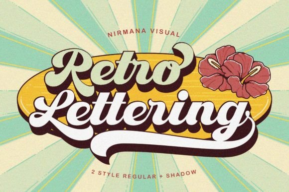 Retro Lettering: A Display Font for Bold Digital Branding