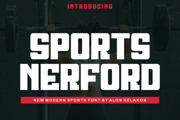 Sports Nerford: A Bold Display Font for Editorial Impact