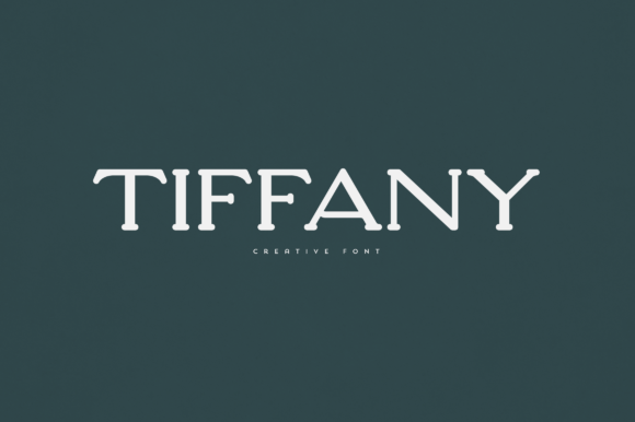 Tiffany Display Font for Digital Branding