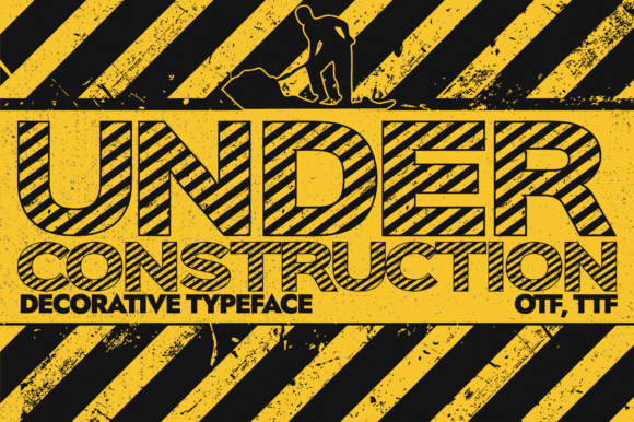 Under Construction: A Display Font That Builds Attention