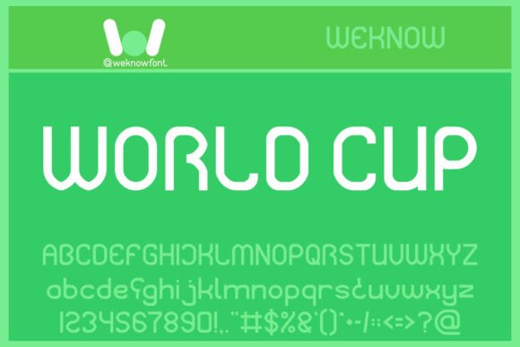 World Cup: A Display Font That Brings Energy to Real Branding Work